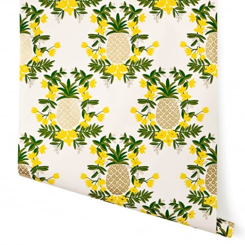 Rifle Paper Co. Pineapple Wallpaper